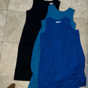 Susan Graver set of 3 sleeveless dress excellent condition. Size XL